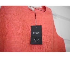 J. Crew Linen Coral Dress Size 2 NWT